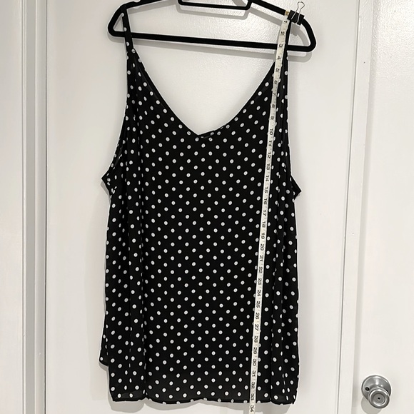 Torrid 5 Plus Camisole Black w/White Dots - Picture 4 of 6